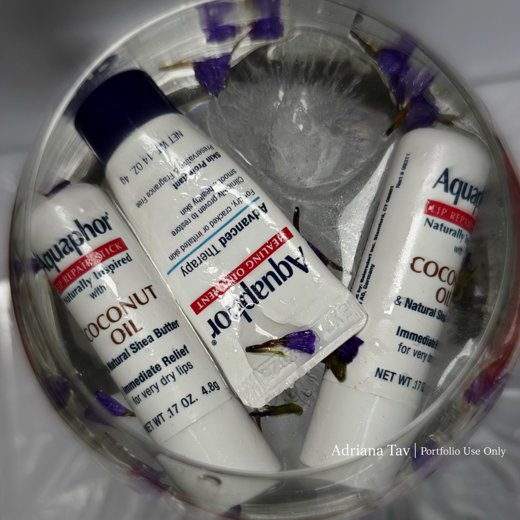 Product Photography — Aquaphor Lip Balm